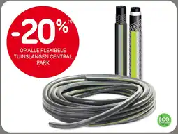Brico Op alle flexibele tuinslangen central park aanbieding