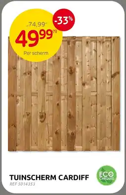 Brico Tuinscherm cardiff aanbieding