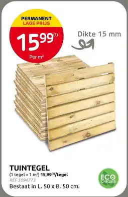 Brico Tuintegel aanbieding