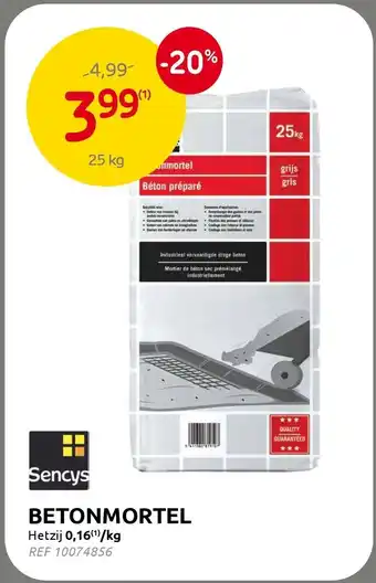 Brico Betonmortel aanbieding