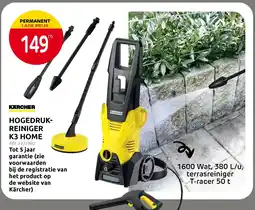 Brico Hogedrukreiniger K3 home aanbieding