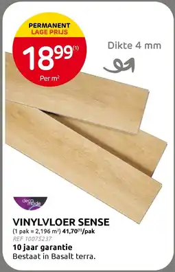 Brico Vinylvloer sense aanbieding