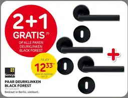 Brico Sencys Paar deurklinken black forest aanbieding