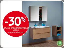 Brico Op alle badkamermeubels napoli aanbieding