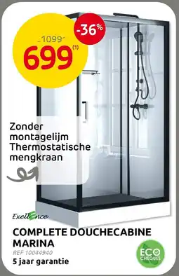 Brico Complete douchecabine marina aanbieding