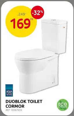 Duoblok toilet cormor