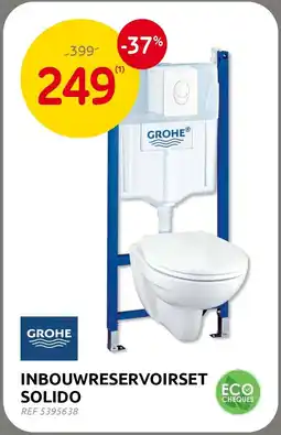 Brico Grohe inbouwreservoirset solido aanbieding