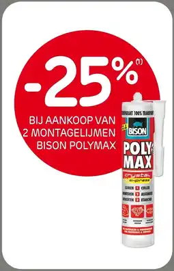 Brico Polymax poly aanbieding