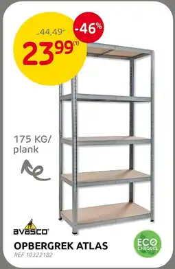 Brico Avasco Opbergrek Atlas aanbieding