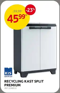 Brico Recycling kast split premium aanbieding