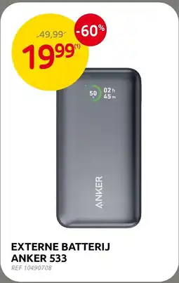 Brico Externe batterij anker 533 aanbieding
