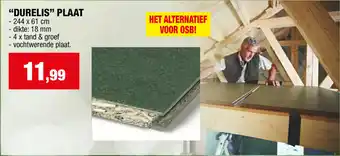 Hubo Durelis plaat aanbieding