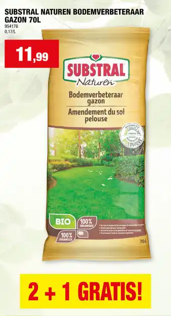 Hubo Substral naturen bodemverbeteraar gazon aanbieding
