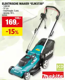 Hubo Elektrische maaier ELM3720 aanbieding