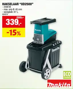 Hubo Hakselaar UD2500 aanbieding