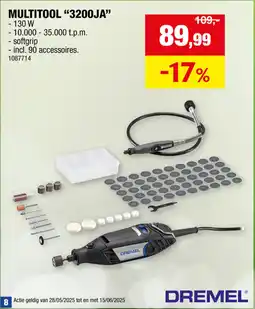 Hubo Multitool 3200JA aanbieding
