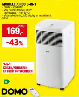 Hubo Mobiele airco 3 in 1 aanbieding