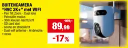 Hubo Buitencamera H9C 2K+ met WIFI aanbieding