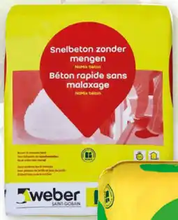 Hubo Weber nomix beton aanbieding