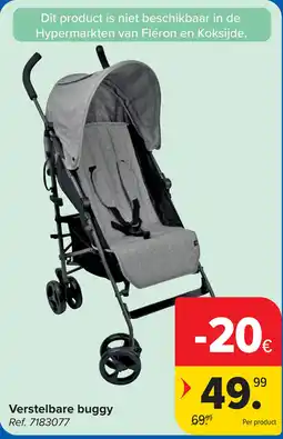 Carrefour Verstelbare buggy aanbieding