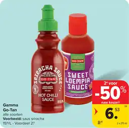 Carrefour Gamma Go Tan aanbieding
