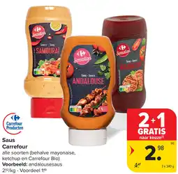 Carrefour Saus Carrefour aanbieding