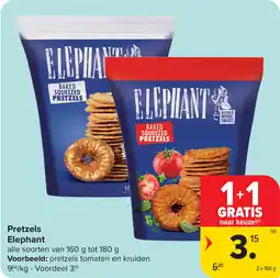 Carrefour Pretzels Elephant aanbieding