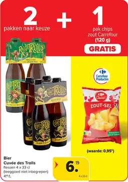 Carrefour Bier Cuvée des Trolls aanbieding