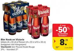 Carrefour Bier Kwak en Victoria aanbieding