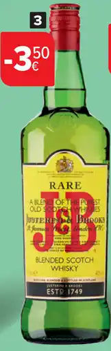 Carrefour Whisky Rare J&B aanbieding