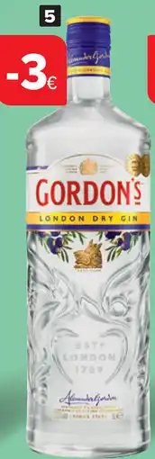 Carrefour Gordon's London Dry Gin aanbieding