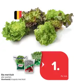 Carrefour Sla met kluit aanbieding