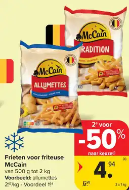Carrefour Frieten voor friteuse McCain aanbieding