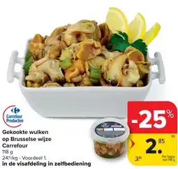 Carrefour Gekookte wulken op Brusselse wijze Carrefour aanbieding