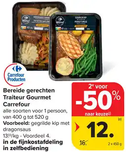 Carrefour Bereide gerechten Traiteur Gourmet Carrefour aanbieding