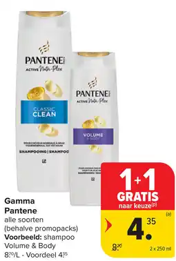 Carrefour Gamma Pantene aanbieding