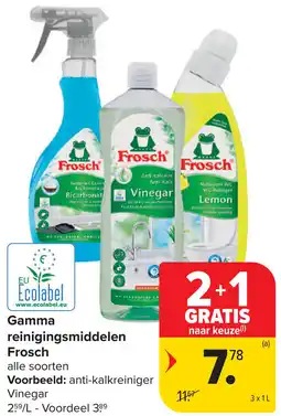 Carrefour Gamma reinigingsmiddelen Frosch aanbieding