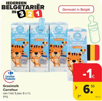 Carrefour Groeimelk Carrefour aanbieding