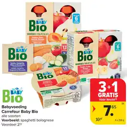 Carrefour Babyvoeding Carrefour Baby Bio aanbieding