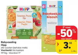 Carrefour Babyvoeding Hipp aanbieding