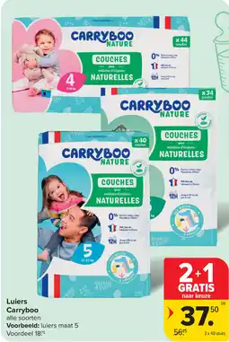 Carrefour Luiers Carryboo aanbieding
