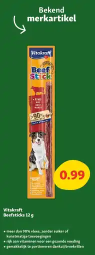 Maxi Zoo Vitakraft Beefsticks 12 g aanbieding