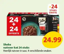 Maxi Zoo Sheba natvoer kat 24 stuks aanbieding