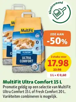 Maxi Zoo MultiFit Ultra Comfort 15 L aanbieding
