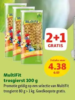 Maxi Zoo MultiFit trosgierst 100 g aanbieding