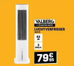 Electro Depot Valberg LUCHTVERFRISSER aanbieding