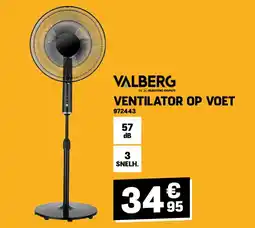 Electro Depot Valberg VENTILATOR OP VOET aanbieding