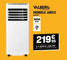 Electro Depot Valberg MOBIELE AIRCO aanbieding