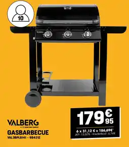 Electro Depot Valberg GASBARBECUE VAL3BPL6141 aanbieding