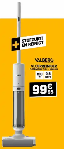 Electro Depot Valberg VLOERREINIGER FLOORWASHER FL3.2 aanbieding